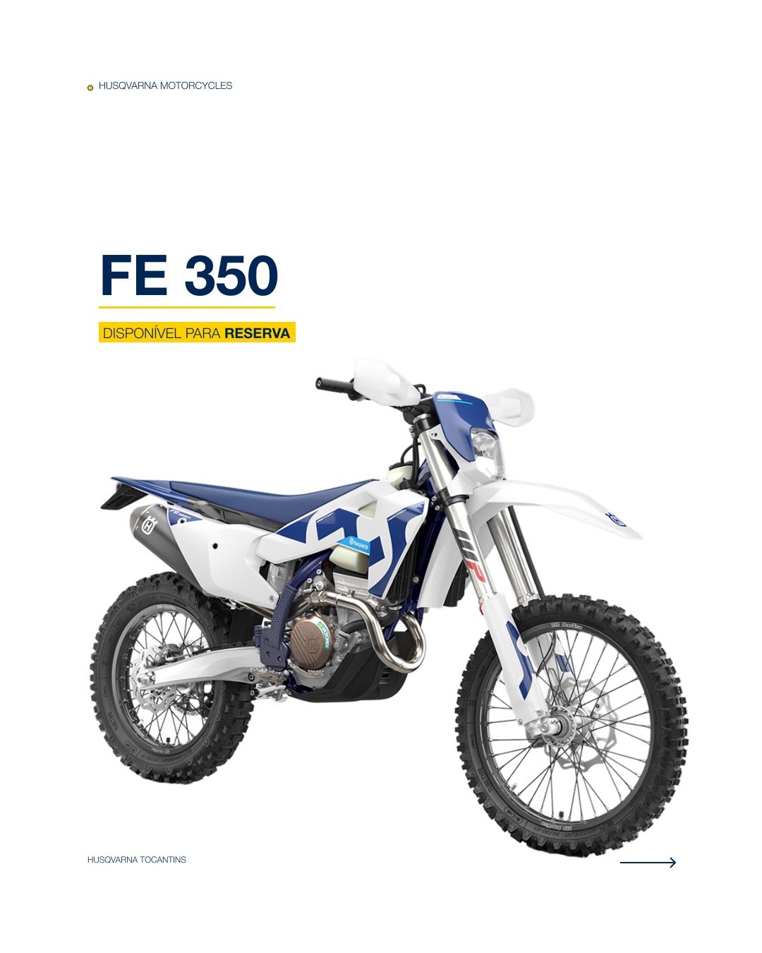Carrossel Husqvarna Tocantins, lançamento FE 350