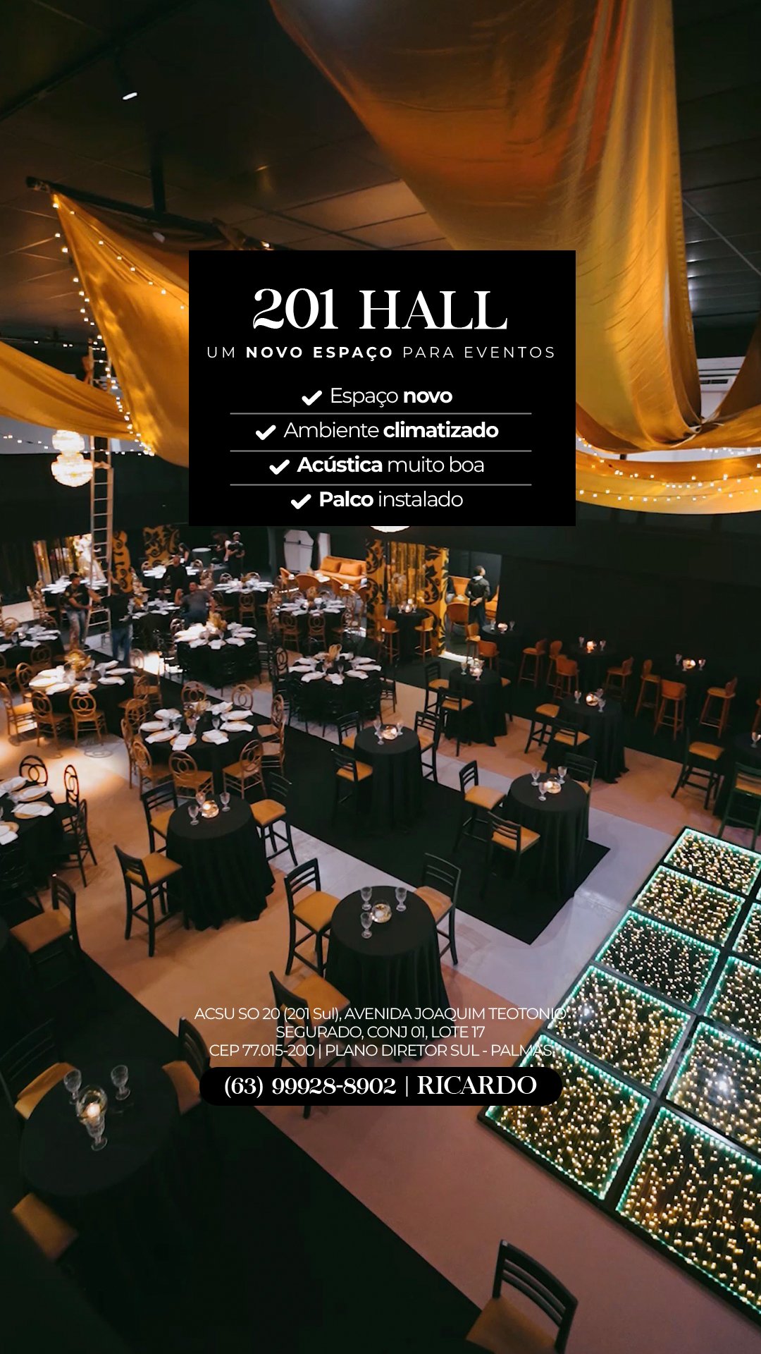 Carrossel 201 Hall, espaço para eventos